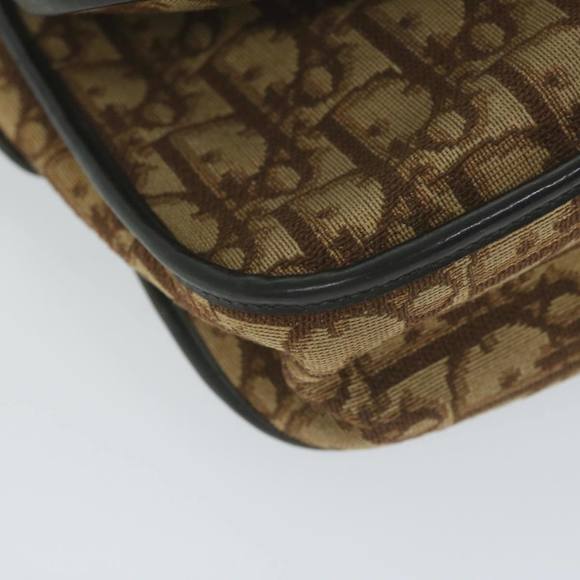 Christian Dior Trotter Canvas Shoulder Bag Brown Auth bs10601 - Picture 11 of 16